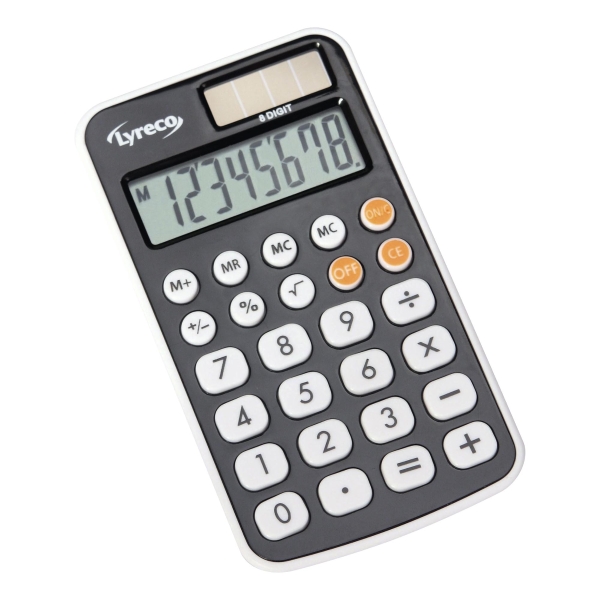 Lyreco Nomad Pocket Calculator 8 Digits