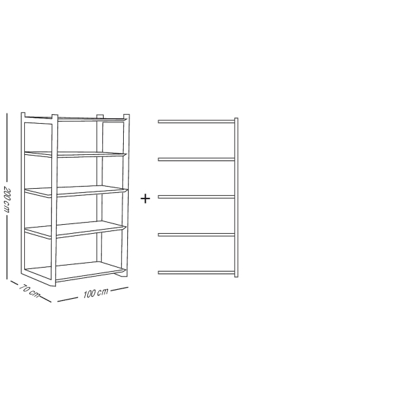 Rangeco 517D Muscular Shelving Starter Unit