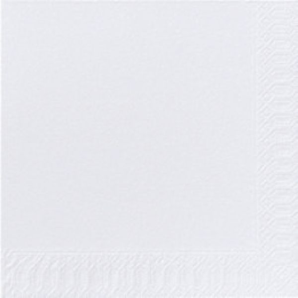 Duni serviettes en papier 2-plis blanc - paquet de 300