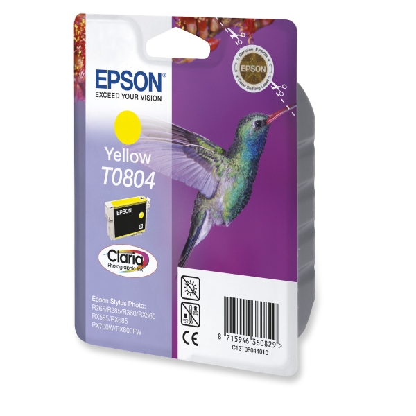 Epson T080440 inktcartridge geel [7,4ml]