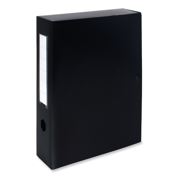 Exacompta filing box PP spine of 8cm black