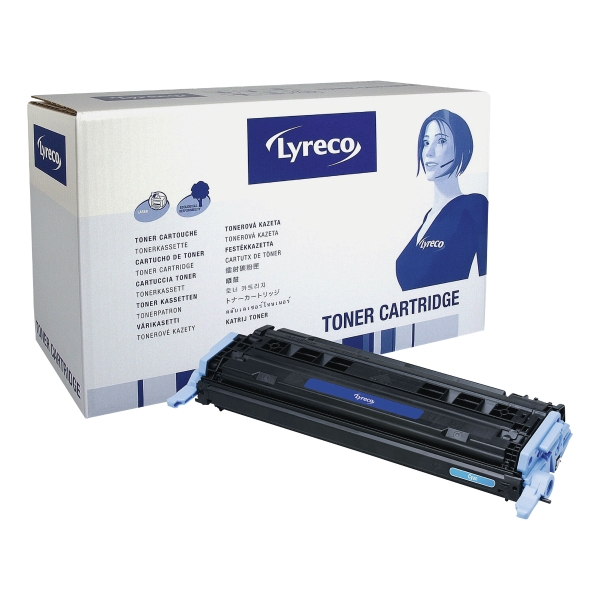 Lyreco compatibele HP tonercartridge Q6001A blauw [2.000 pag]