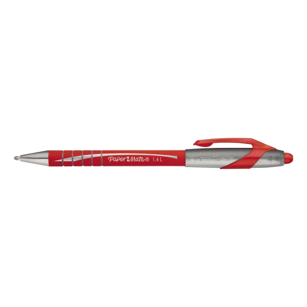 Paper Mate Flexgrip elite stylo à bille rétractable 1,4mm rouge