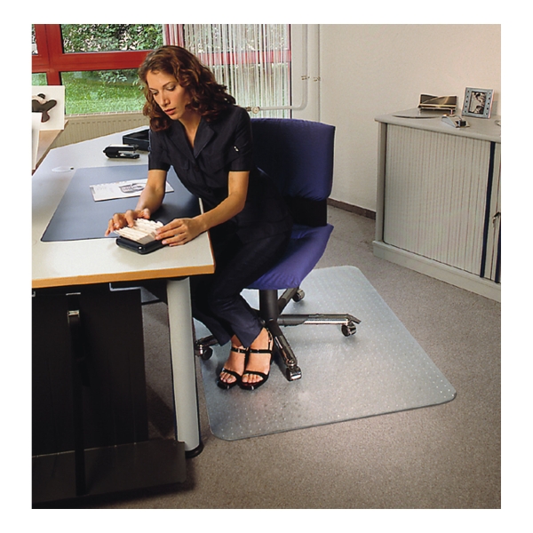 Cleartex Carpet Chairmat Pc 120 X 90Cm Rectangle