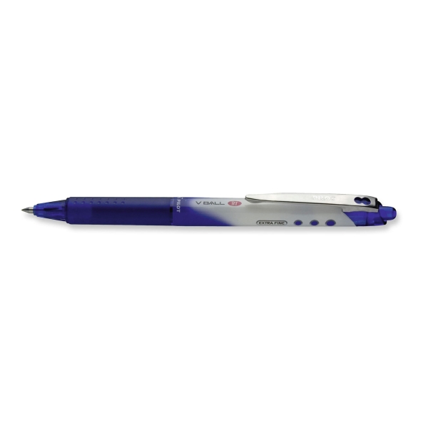 Pilot V-Ball Rt 05 Retractable Rollerball With Grip 0.5 Blue