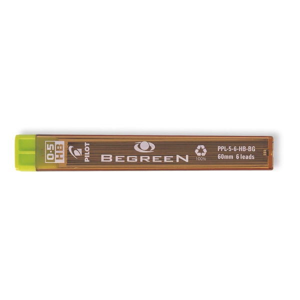 Pilot BeGreen Pencil Leads HB 0.5mm - Tube of 12 Leads