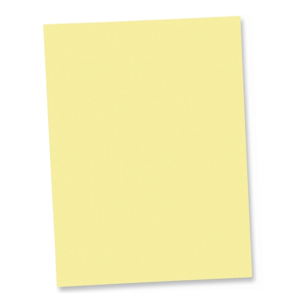 Lyreco folders A4 cardboard 250g yellow - pack of 100