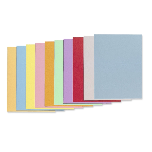 Lyreco folders A4 cardboard 250g yellow - pack of 100