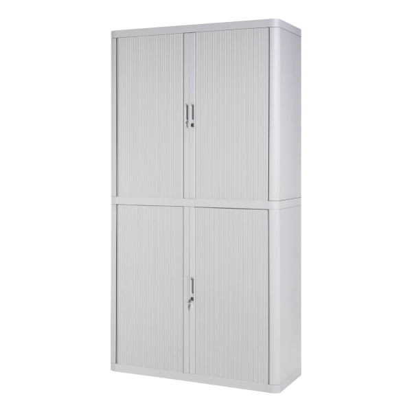 Paperflow Easyoffice Tambour Cupboard 2M Grey