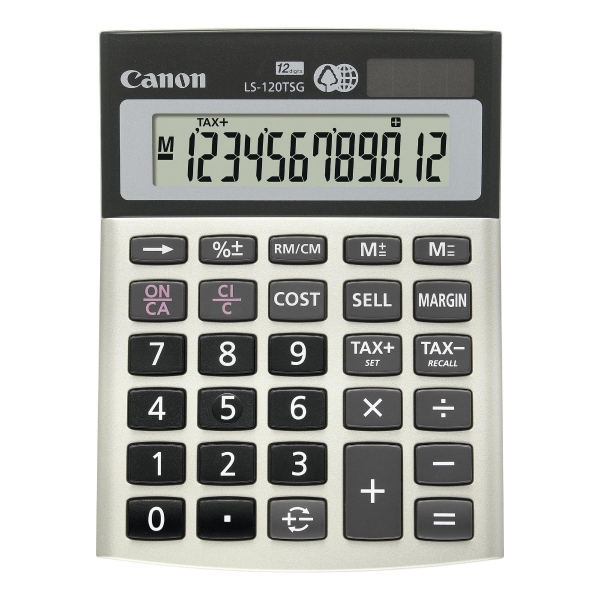 CANON LS-120 TSG 12-DIGIT POCKET CALCULATOR