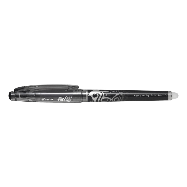 Pilot Frixion roller rétractable avec pointe aiguille 0,5mm noir