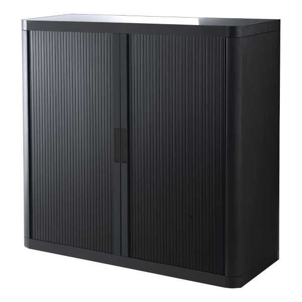 PAPERFLOW CUPBOARD 1M  BLACK/BLACK