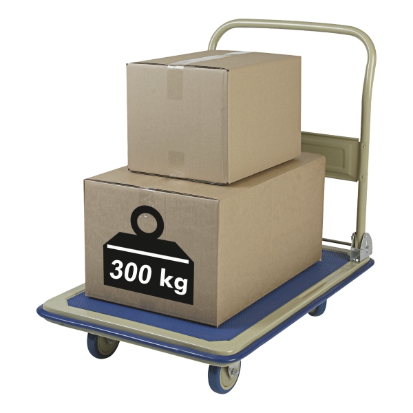 SAFETOOL 3810 PLATFORM TROLLEY UP/300KG