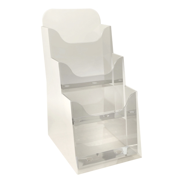 Exacompta 112x115x218mm Desk Literature Holder - Clear