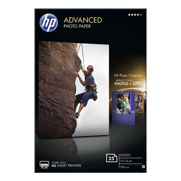 HP Q8691A Advanced Photo Paper 10x15cm - Pack Of 25