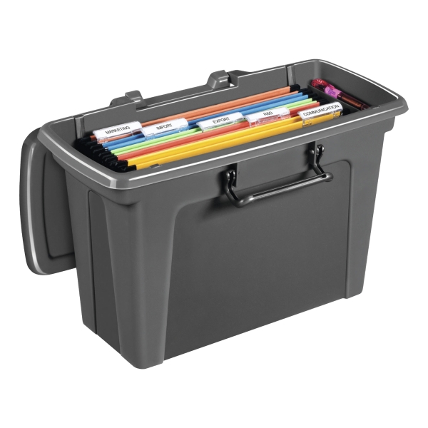 STRATA HW667 BOX F/ SUSPENSION FILE GRY