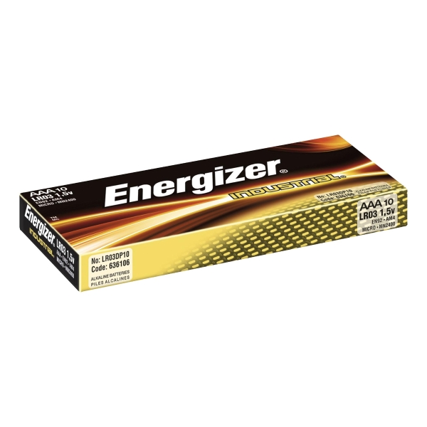 Baterie alkaliczne ENERGIZER® Industrial AAA/LR03, 10 szt