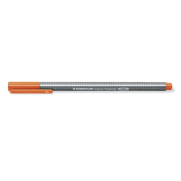 STAEDTLER 334-4 TRIPLUS FINELINER 0.3MM ORANGE