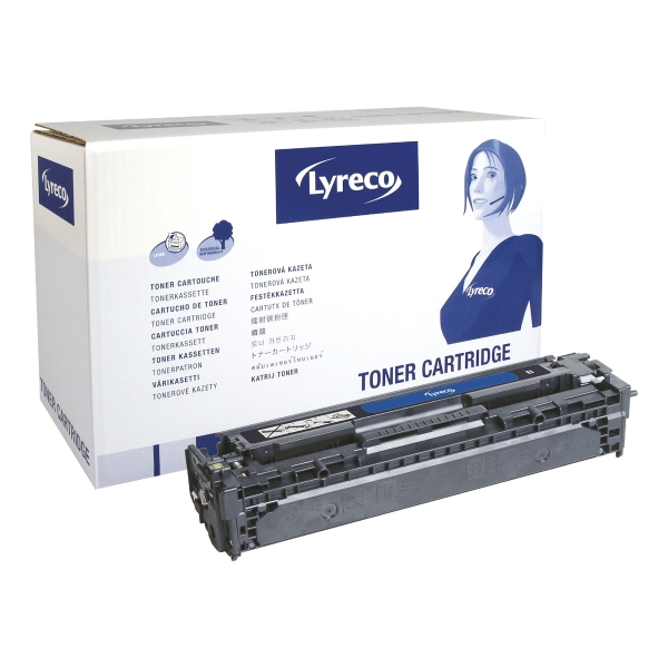 Lyreco Compatible 128A HP Laser Cartridge CE320A Black