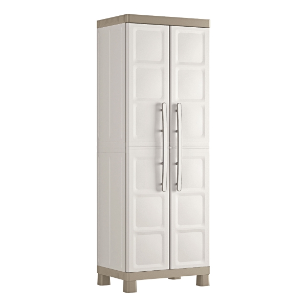 CEP CUPBOARD 4 SHELVES RESINE 1,820MM GREY