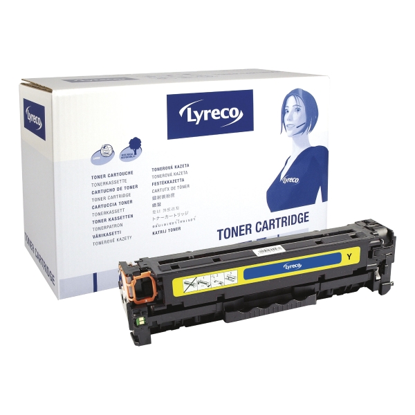 LYRECO LASCART COMP HP CE412A LJPRO YLLW