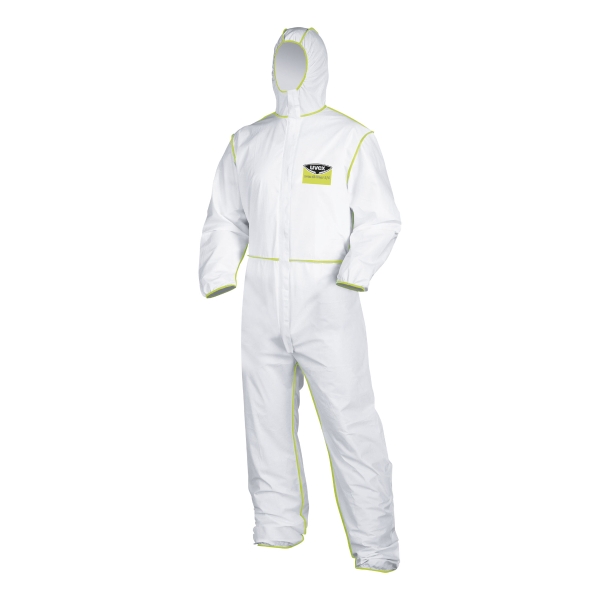 UVEX SILWEAR COVERALL TYP5/6 CAT3 WH/LIM