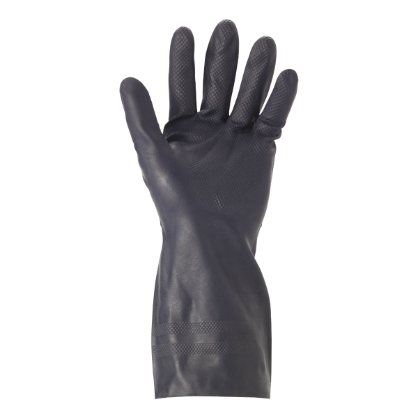 ANSELL NEOTOP 29-500 CHEMICAL GLOVES BLACK SIZE 9 - 1 PAIR