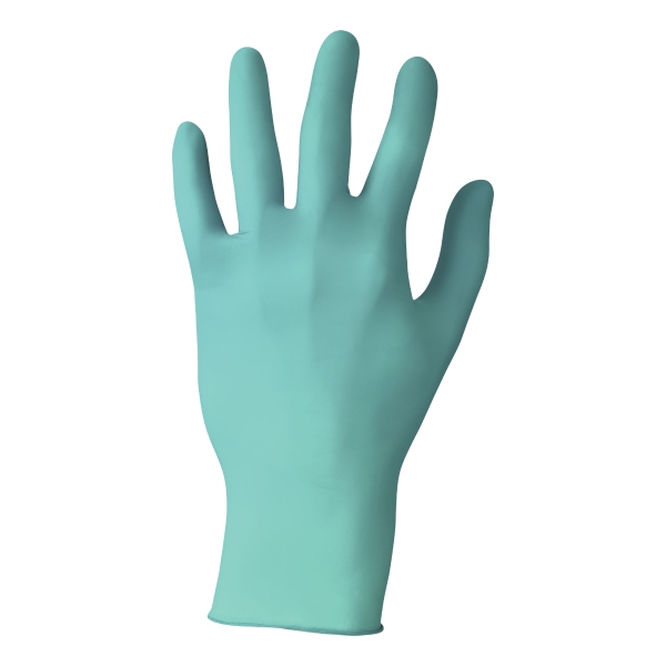 ANSELL TOUCH-N-TUFF 92-600 NITRILE GLOVES GREEN SIZE 7 - BOX OF 100