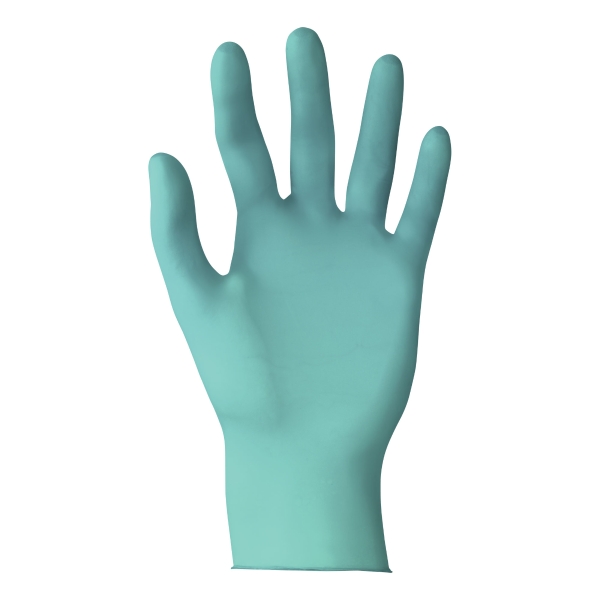 ANSELL TOUCH-N-TUFF 92-600 NITRILE GLOVES GREEN SIZE 7 - BOX OF 100