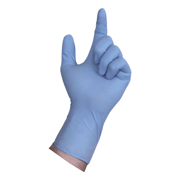 ANSELL VERSATOUCH 92-200 NITRILE GLOVES BLUE SIZE 9 - BOX OF 100