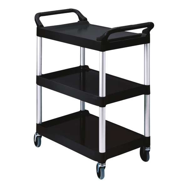 Rubbermaid Black Utility Trolley