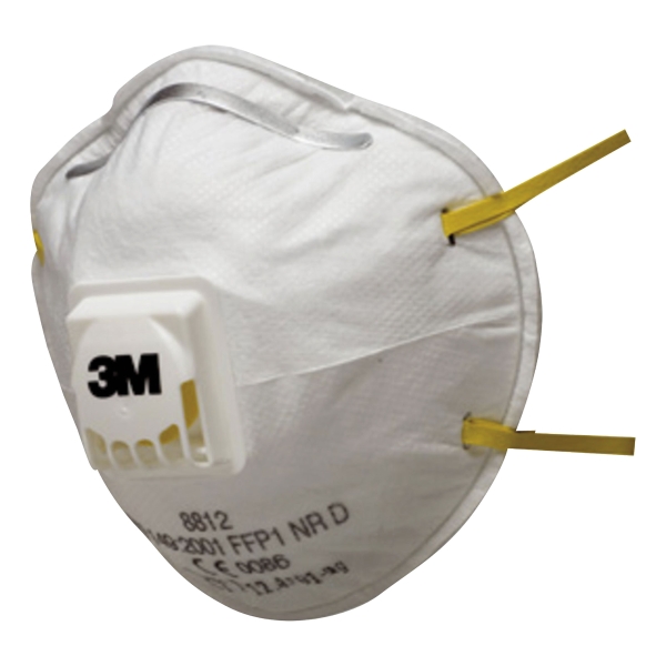 3M 8812 Valved Respirator P1 (Pack of 10)