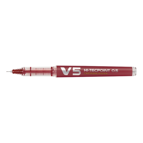 PILOT HI-TECPOINT V5 ROLLER CARTRIDGE SYSTEM RED