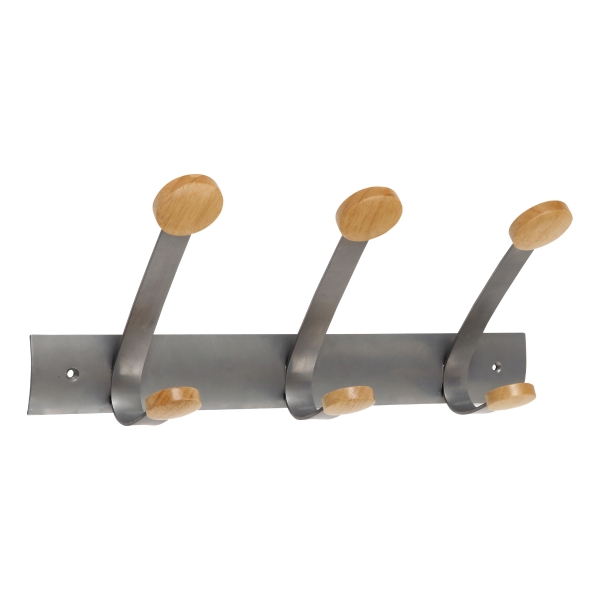 ALBA PMV3 3 DOUBLE WALL PEGS WOOD/METAL