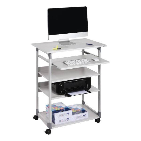 DURABLE SYSTEM COMPUTER TROLLEY 75 VARIABLE HEIGHT