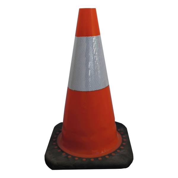 VISO CONE CLASS 2 WITH RUBBER BASE 50CM