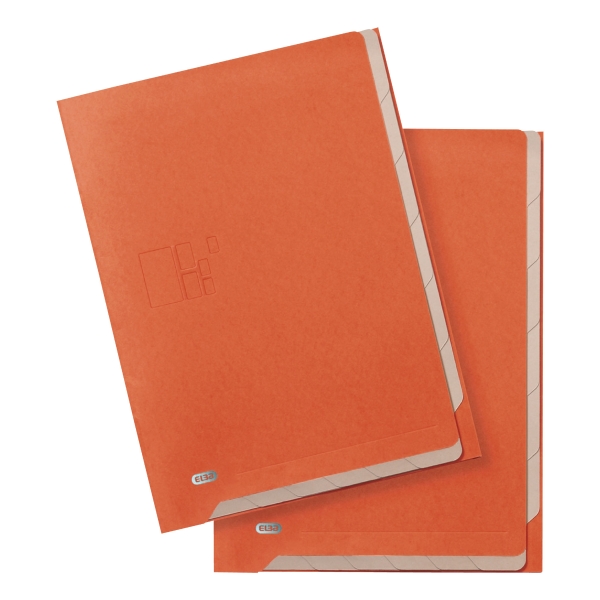 ELBA FOR BUSINESS INNER FOLDERS GREY AND ORANGE - PACK OF 5