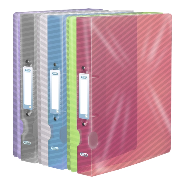 PK6 HAWAI 2-RING BINDER PP 40MM ASS COL