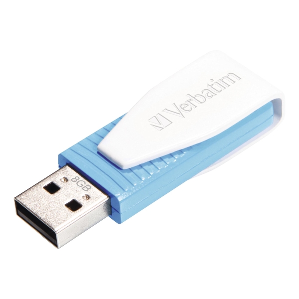 VERBATIM STORE'N'GO SWIVEL FLASH BLUE 8GB