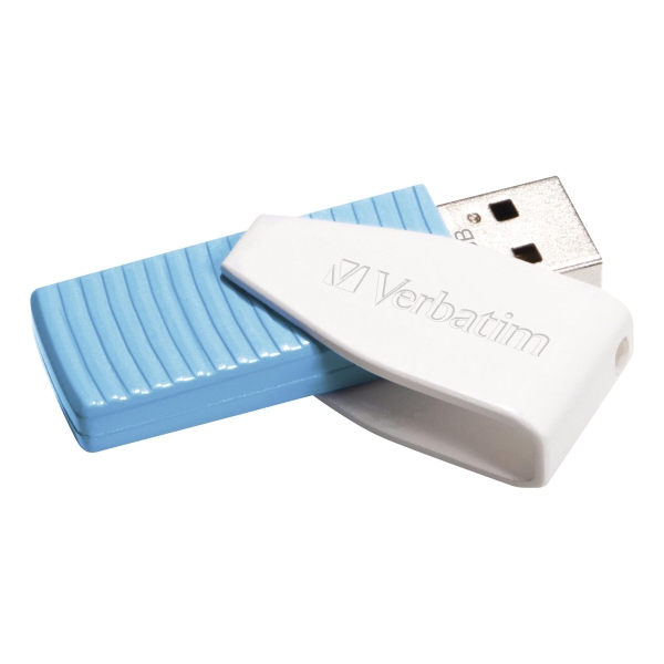 VERBATIM STORE'N'GO SWIVEL FLASH BLUE 8GB