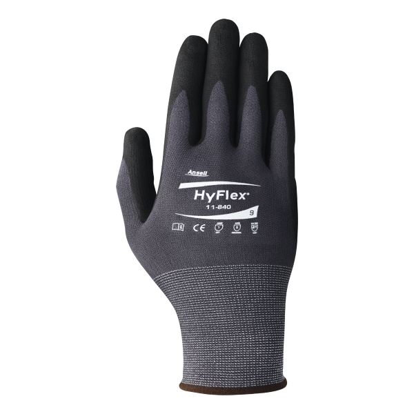 Ansell Hyflex 11-840 gants résistant aux coupures - taille 10 - 12 paires