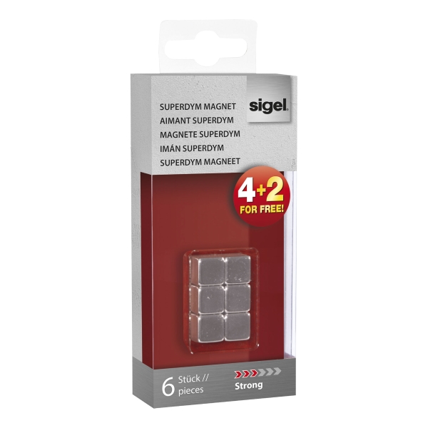 PK4 SIGEL GL190 SUPERDYM MAGNET SILVER