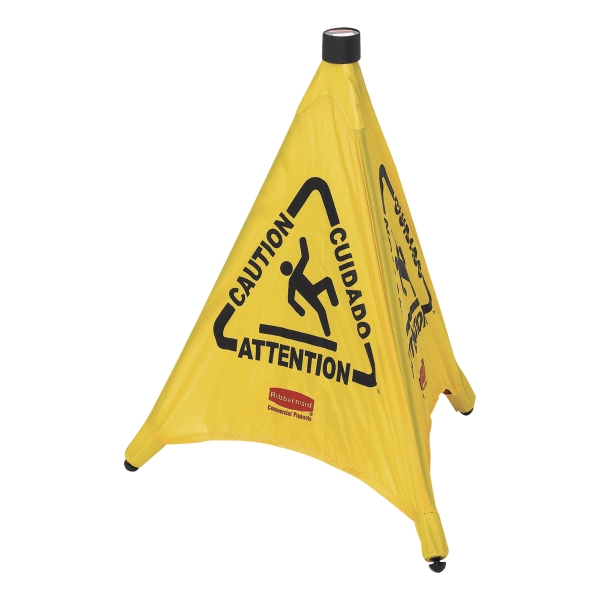 RCP 9500 POP UP SAFETY CONE 51CM YLW