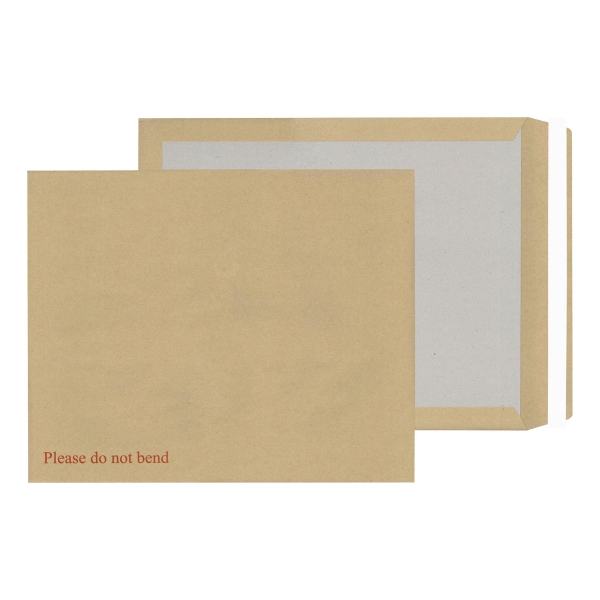 Lyreco Manilla 15 1/2 X 12 1/2In Peel Seal Brd-Back Envelopes 115Gsm - Box Of 50