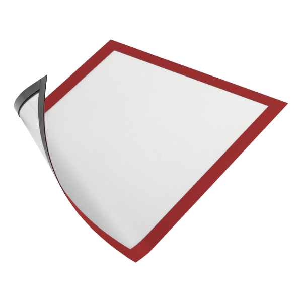 Durable 4869-03 magnetic frame A4 red - pack of 5