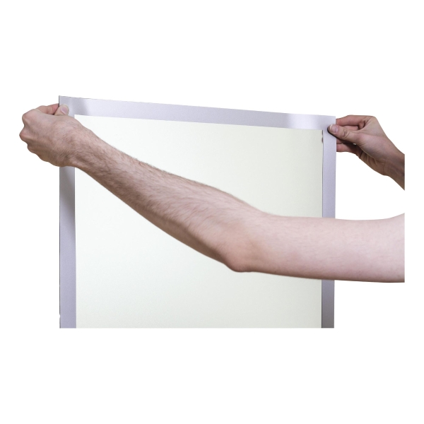 DURABLE 499523 DURAFRAME POSTER A2 SILV