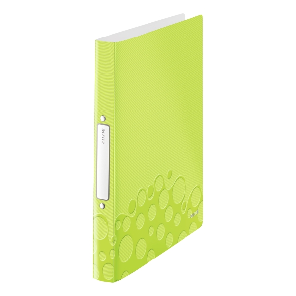 LEITZ 4257 WOW 2-RING BINDER GREEN