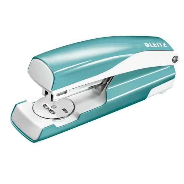 LEITZ WOW HALF-STRIP STAPLER 5502 - ICE BLUE