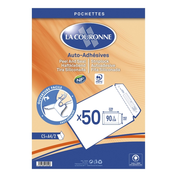 PK50 LA COURONNE POCKET P/S C5 90G WH