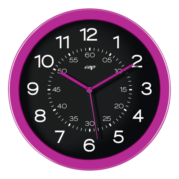 CEP 200820 GLOSS CLOCK 300MM DIAMETER PINK